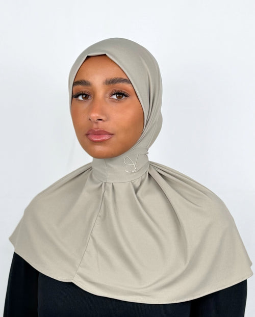 Cagoule signature GREIGE